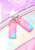 Mochila Carro Matelasse Rosa Con Llavero 18" Fantasy - comprar online