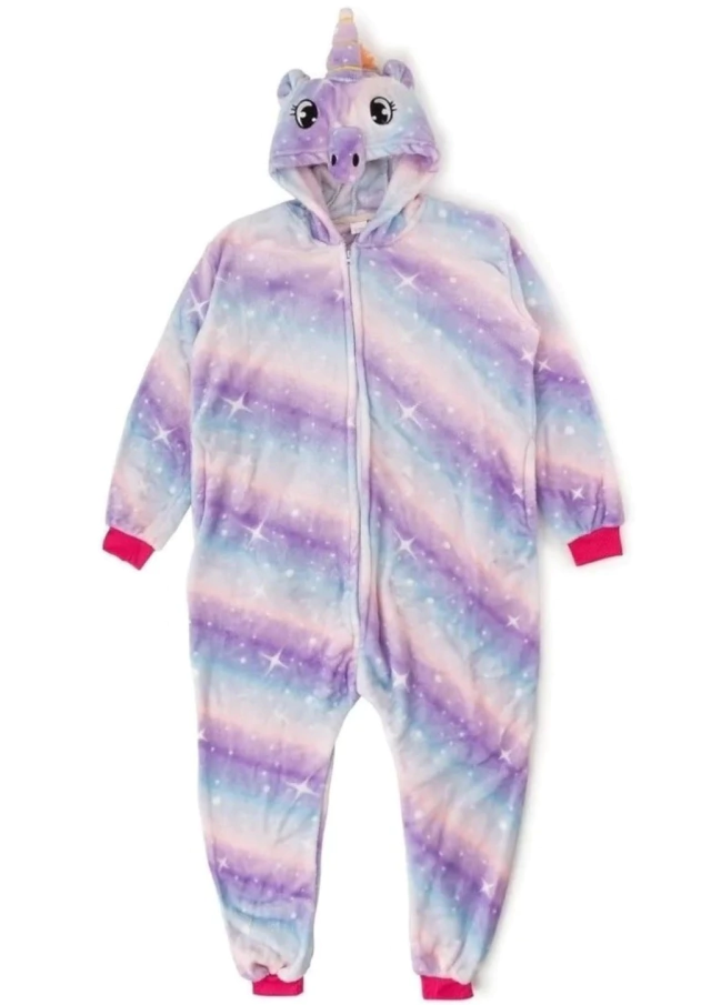 Pijama Kigurumi Plush importado violeta de BASHOP
