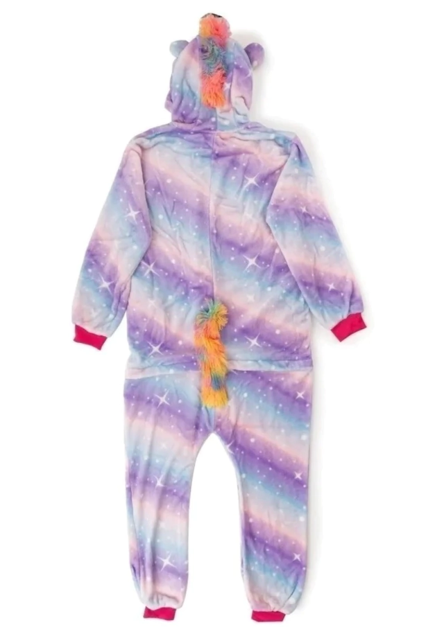 Pijama Kigurumi Plush importado violeta de BASHOP — imagen 2