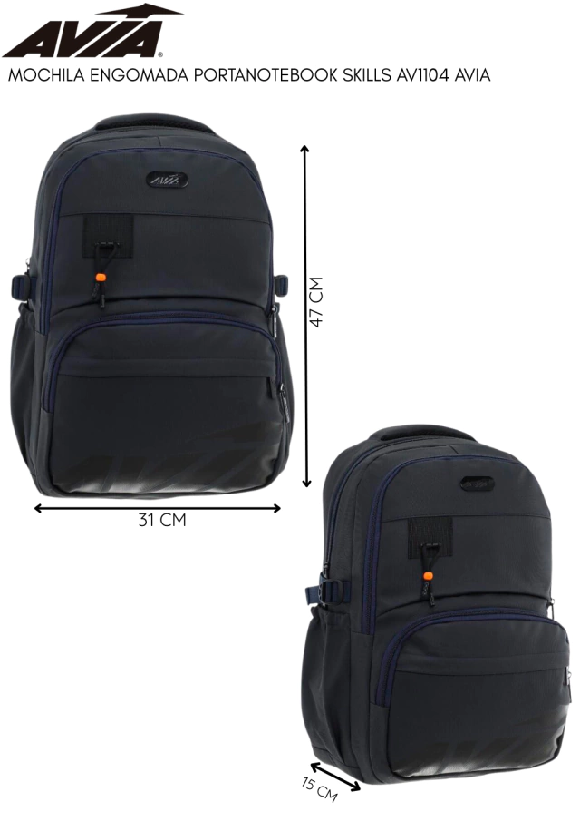 Mochila engomada portanotebook Skills Avia de Bashop — imagen 5