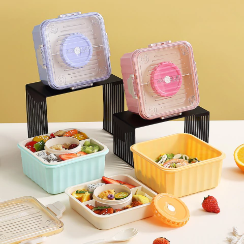 Lunchera Pastel Doble Piso