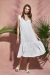 Vestido The Byrds Blanco - comprar online
