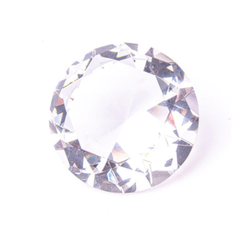 Diamante Cristal 7 Cm Para Muestra De Fotos De Uñas