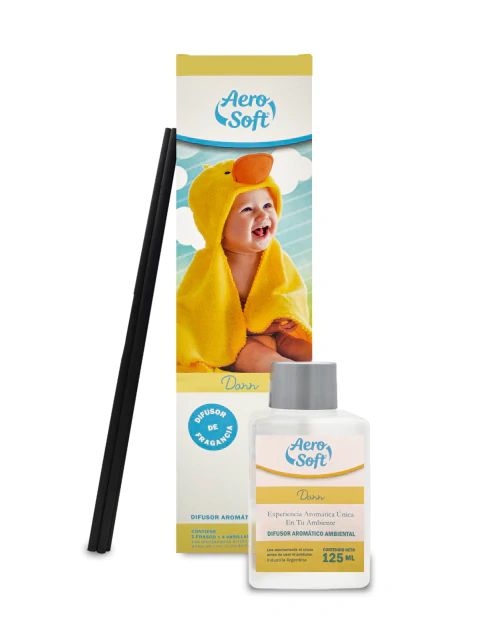 Difusores de Ambiente Aerosoft 125ml con 4 Varillas - PERFUCASA.COM