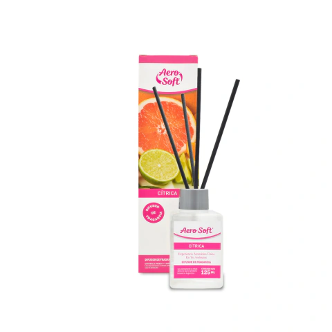 Difusores de Ambiente Aerosoft 125ml con 4 Varillas - tienda online