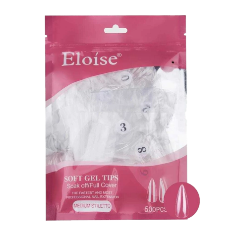 Tips Uñas Eloise Soft Gel Nails Press On 500pcs Postizas en internet