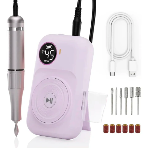 Torno Uñas Inalámbrico Usb Manicura City Girl 45000 Rpm