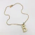 Collar Letra Bronce en internet