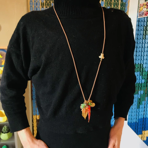 Collar amuletos racimo - comprar online