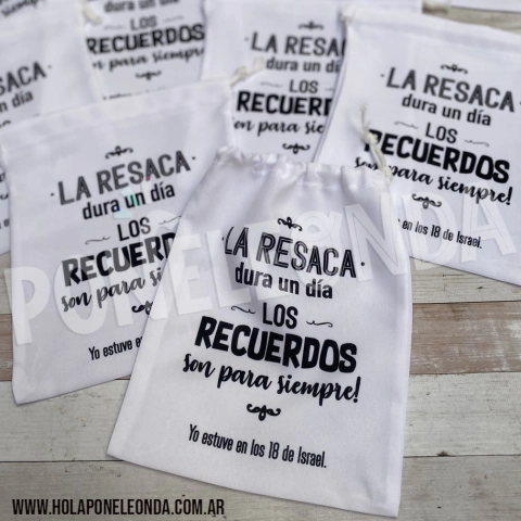 BOLSITA DE TELA - Resaca