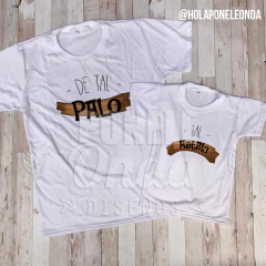 COMBO REMERAS De tal palo + Tal astilla - comprar online