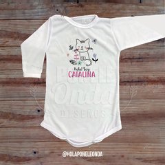 BODY MANGA LARGA - Gatita