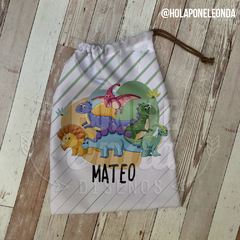 BOLSA TELA - Dinosaurios G