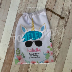 BOLSITA DE TELA - Unicornios - comprar online