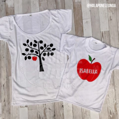 COMBO REMERAS Árbol + Manzana - comprar online