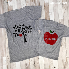 COMBO REMERAS Árbol + Manzana en internet