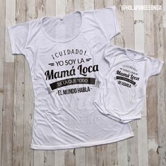 COMBO REMERAS Mamá loca