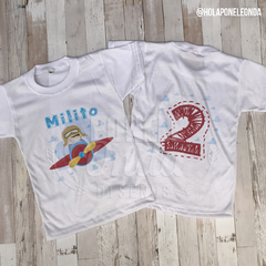 REMERA CUMPLEAÑOS - Aviador