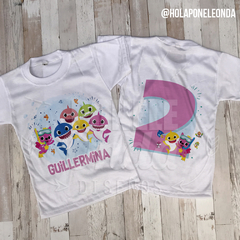 REMERA CUMPLEAÑOS - Baby shark en internet