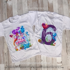 REMERA CUMPLEAÑOS - Barbie Mermaid Power