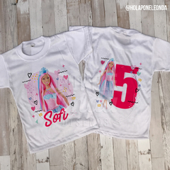 REMERA CUMPLEAÑOS - Barbie