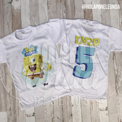 REMERA CUMPLEAÑOS - Bob Esponja