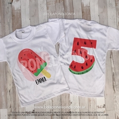 REMERA CUMPLEAÑOS - Heladito Sandia