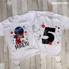 REMERA CUMPLEAÑOS - Ladybug