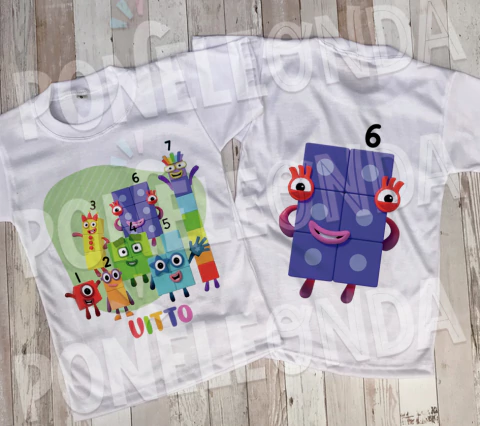 REMERA CUMPLEAÑOS - Number Blocks - comprar online