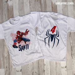 REMERA CUMPLEAÑOS - Spiderman - comprar online