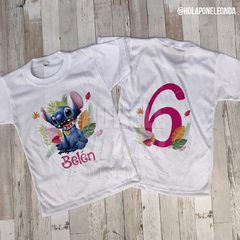 REMERA CUMPLEAÑOS - Stitch A - comprar online