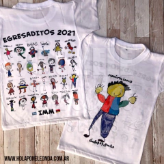 REMERA EGRESADITOS 2025 - Dibujitos en internet