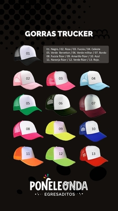 GORRAS TRUCKER EGRESADITOS 2025 - Emoji - comprar online