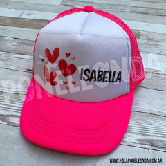 GORRA TRUCKER - Corazones