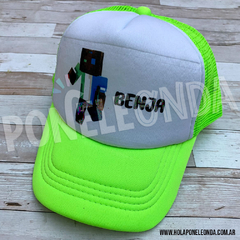 GORRA TRUCKER - Minecraft