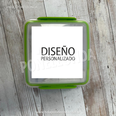 TUPPER LUNCHERA PREMIUM - Diseño personalizado - comprar online