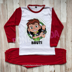 PIJAMA MANGA LARGA - Ben 10 - Ponele Onda Diseños