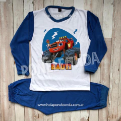 PIJAMA MANGA LARGA - Blaze y los Monster machines - comprar online