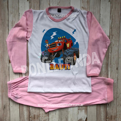 PIJAMA MANGA LARGA - Blaze y los Monster machines - Ponele Onda Diseños
