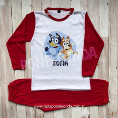 PIJAMA MANGA LARGA - Bluey y Bingo