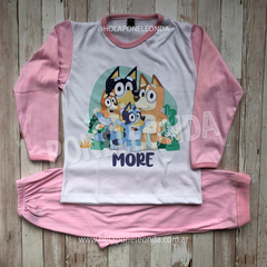 PIJAMA MANGA LARGA - Bluey familia en internet