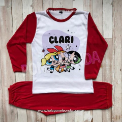 PIJAMA MANGA LARGA - Chicas superpoderosas - comprar online