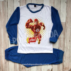 PIJAMA MANGA LARGA - Flash - Ponele Onda Diseños