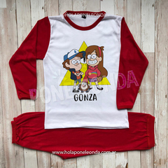 PIJAMA MANGA LARGA - Garvityfalls - Ponele Onda Diseños