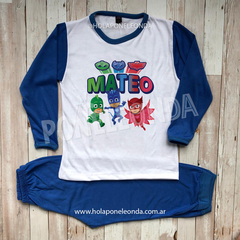 PIJAMA MANGA LARGA - Heroes en pijama - comprar online
