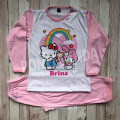PIJAMA MANGA LARGA - Kitty & Melody - comprar online