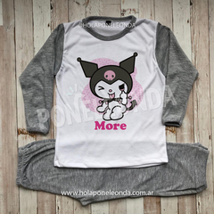 PIJAMA MANGA LARGA - Kuromi