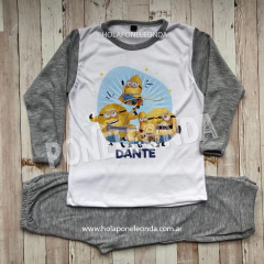 PIJAMA MANGA LARGA - Minions