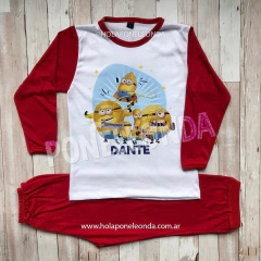 PIJAMA MANGA LARGA - Minions en internet