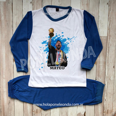 PIJAMA MANGA LARGA - Messi Copa - comprar online